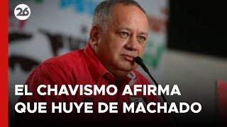 El chavismo afirma que González dejó Venezuela quothuyendoquot de Machado [upl. by Delphina]