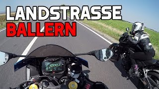 LANDSTRAßE mit der GSXR1000R 😱 [upl. by Nivre]