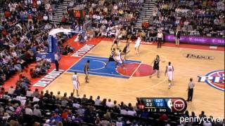 Allen Iverson 31pts vs Tim Duncan Tony Parker Spurs 0809 NBA  HD Pistons AI [upl. by Cheri504]