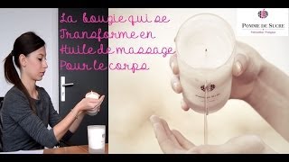 Une bougie qui se transforme en huile de massage  interview avec le créateur de Pomme de Sucre [upl. by Ynottirb]