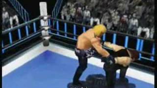 WCW vs NWO WORLD TOUR Sting vs Hollywood Hulk Hogan [upl. by Ynaffik488]