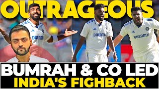 Bumrah Siraj amp Harshit stages Indias Outrageous COMEBACK  India vs Australia [upl. by Surovy]