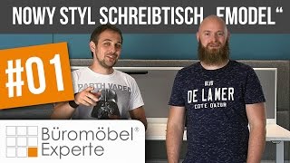 Höhenverstellbarer Schreibtisch eModel ➜ Funktionen  TopFeatures vorgestellt [upl. by Leseil]