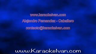 Caballero karaoke Alejandro Fernández gratis [upl. by Wilmar716]