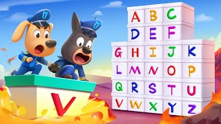 ABC Surprise Box  Learn Alphabet A to Z  Educational Cartoon  Sheriff Labrador  BabyBus [upl. by Vonni]