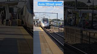 Acela 150mph train amtrak acela trainlover [upl. by Peugia]