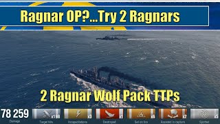 Ragnar OP try 2 Ragnars  World of Warships [upl. by Adnahc]