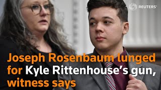 Joseph Rosenbaum lunged for Kyle Rittenhouse’s gun witness says [upl. by Adnilam]