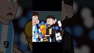 Messi World Cup Win 2022🥶🐐shorts football messi fyp viralshort worldcup [upl. by Crelin]