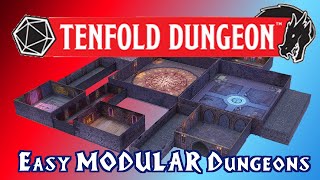 Skip the Prep MODULAR DUNGEONS and TOWNS with TENFOLD Dungeons [upl. by Lipfert]