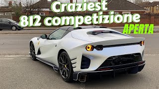 The CRAZIEST spec Ferrari 812 competizione Aperta 🚀 Shmee150 MatArmstrongbmx TheStradman [upl. by Nelloc238]