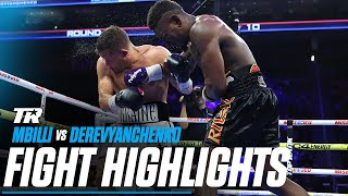 Christian Mbilli Shines Against Sergiy Derevyanchenko At Home  FIGHT HIGHLIGHTS [upl. by Svirad]