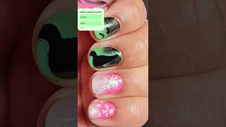 🩷💚WICKED Nail Art [upl. by Inirt]