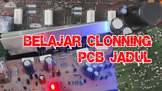 Belajar Clonning PCB Amplifier Jadul [upl. by Sakul665]