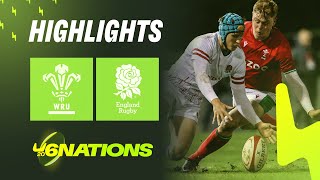 HIGHLIGHTS  Wales v England  Six Nations Under20 [upl. by Nnylyt]