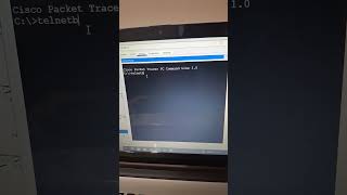 How to take Telnet part 3 cisconetworkingacademy computer [upl. by Lladnew]