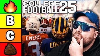 Ranking EVERY College Football 25 Team for Dynasty Mode [upl. by Suirauqed]