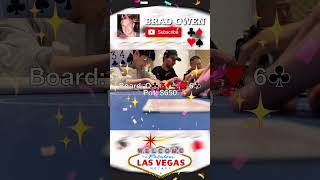 HUGE Bomb Pot DoubleUp WIN Las Vegas Poker poker pokerstrategy [upl. by Ehtnax]