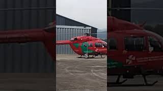 Welsh air ambulance GWENU at welshpool airport on the 03112024 [upl. by Bradan527]