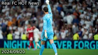 Real Madrid’s Thibaut Courtois names his greatest alltime save [upl. by Aniloj]