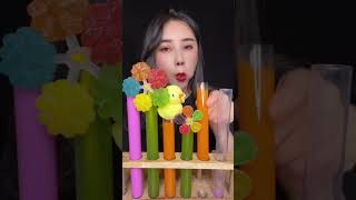 👆 mukbang 🍭 asmr 🎉 food 🍫 satisfying 🍬 asmrcandy 🧪 candy eating 🎁🍺🍹 [upl. by Irek388]