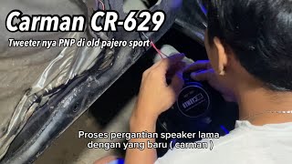 Speaker split CARMAN CR629 di pajero sport lama [upl. by Standley]