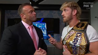 Logan Paul Demands Suspension of Randy Orton  WWE SmackDown 3152024 [upl. by Durst]