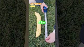 3d Printed Banana 🍌 vs Real 😋3dprinting craft diy shorts [upl. by Zertnom608]