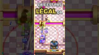 Je suis ÉCHEC et MAT ♟ avec la VOLEUSE😭 shorts clashroyale [upl. by Aneehc131]