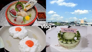 Vlog Days in my life  Birthday 🎂  Omakase 🍣  Cafe ☕️  Fluffy Egg 🍳 [upl. by Siberson]