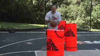 How to Stutter Step Dribble Move in Basketball featuring Big Basketball Cone [upl. by Pryor505]