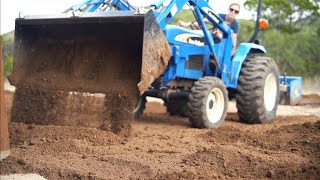 Grading 210 Yards of Dirt Around My Shop [upl. by Noirod]