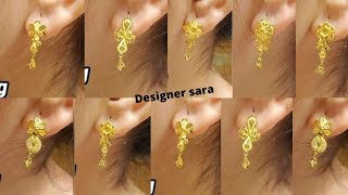 latest gold top earring collection ll sonar kaner top makri ll [upl. by Radcliffe]