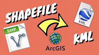 ArcMap  How To Convert Shapefile to KML [upl. by Eiser]