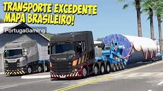 CARGA EXCEDENTE PARA BELO HORIZONTE NO MAPA EAA  ETS 152 MODS [upl. by Herrod934]