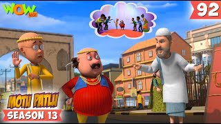 Udneywala Auto  S13  92  Motu Patlu New  Cartoons For Kids  spot [upl. by Warrick]