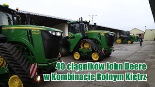 40 ciągników John Deere w 1 gospodarstwie  Kombinat Rolny Kietrz [upl. by Rialb]