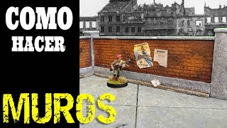 Ep 37 MUROS RÁPIDOS Y SENCILLOS How to make quick amp easy walls for wargames [upl. by Ardelia]