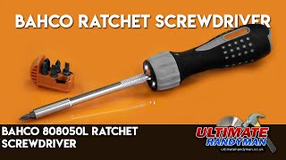 Bahco 808050L ratchet screwdriver [upl. by Nospmoht820]