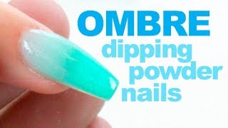 Dip Powder Ombre Nail Tutorial with Chisel Dipping Powder [upl. by Akital]