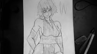 Bleach Drawing Soifon [upl. by Heidt]