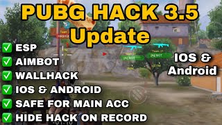 PUBG MOBILE HACK 35 NEW VERSİON VIP ESP  Aimbot  Wallhack  NO Recoil  Skın  IOS amp Androıd [upl. by Retluoc]