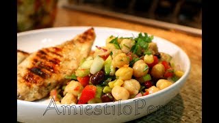 ENSALADA DE GARBANZOS con verduras [upl. by Derna]