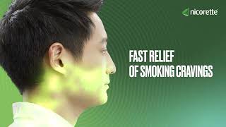 Nicorette QuickMist  A New Way to Quit Smoking 15s [upl. by Retsof]