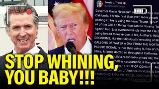 PSYCHOTIC Trump Starts ATTACKING California…AGAIN [upl. by Truman]