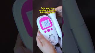 Women Pregnant Fetal Doppler Baby Heart Rate Monitoring [upl. by Llehsyt717]