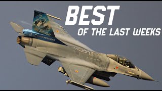 BEST of the last weeks at the Nordhorn Range Alpha Jet F16 PC7 Eurofighter [upl. by Corie]