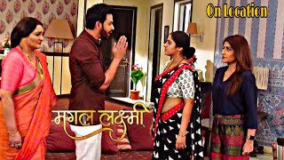 Mangal Ko Kusum Ki Nazron Mein Girane Ke Liye Aditya Ne Kiya Drama  Mangal Laxmi  On Location [upl. by Kyne]