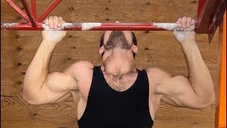 Weighted pull ups 90KG x7 [upl. by Bensky310]