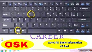 On Screen Keyboard Autocad Basic information part2  How to set On Screen keyboard On windows 781 [upl. by Salsbury]